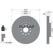 Textar | Bremsscheibe | 92097500