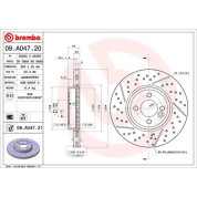 Brembo | Bremsscheibe | 09.A047.21