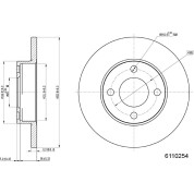 Metzger | Bremsscheibe | 6110254