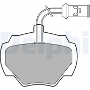 Delphi | Bremsbelagsatz, Scheibenbremse | LP475