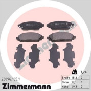 Zimmermann | Bremsbelagsatz, Scheibenbremse | 23096.165.1