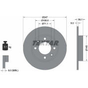 Textar | Bremsscheibe | 92111703