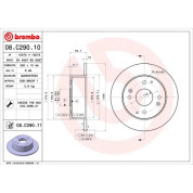 Brembo | Bremsscheibe | 08.C290.11