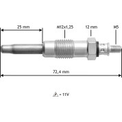 Valeo | Glühkerze | 345100