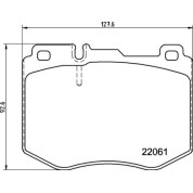 Brembo | Bremsbelagsatz, Scheibenbremse | P 50 145