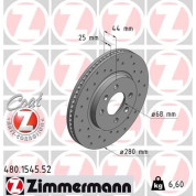 Zimmermann | Bremsscheibe | 480.1545.52