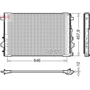 Denso | Kondensator, Klimaanlage | DCN17059