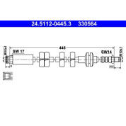 ATE | Bremsschlauch | 24.5112-0445.3