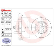 Brembo | Bremsscheibe | 08.B347.41