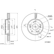 Metzger | Bremsscheibe | 6110861