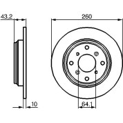 BOSCH | Bremsscheibe | 0 986 478 680