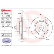 Brembo | Bremsscheibe | 09.D246.11