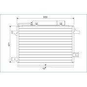 Valeo | Kondensator, Klimaanlage | 814249