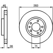 BOSCH | Bremsscheibe | 0 986 478 125