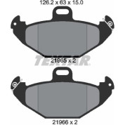 Textar | Bremsbelagsatz, Scheibenbremse | 2196502