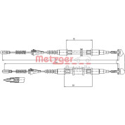 Metzger | Seilzug, Feststellbremse | 11.5854