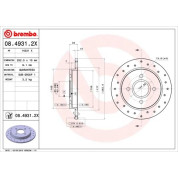 Brembo | Bremsscheibe | 08.4931.2X