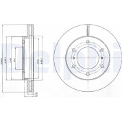 Delphi | Bremsscheibe | BG4229