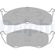 Delphi | Bremsbelagsatz, Scheibenbremse | LP1531