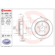 Brembo | Bremsscheibe | 08.A636.11