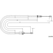 Metzger | Seilzug, Feststellbremse | 10.6034