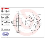 Brembo | Bremsscheibe | 08.9460.3X