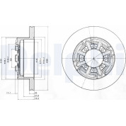 Delphi | Bremsscheibe | BG4171