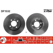 TRW | Bremsscheibe | DF1532