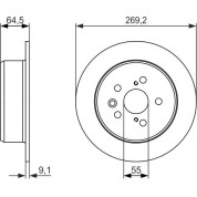 BOSCH | Bremsscheibe | 0 986 479 336