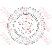 TRW | Bremsscheibe | DF6175S