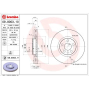 Brembo | Bremsscheibe | 09.8003.11