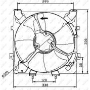 NRF | Lüfter, Motorkühlung | 47041