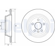 Delphi | Bremsscheibe | BG4656C