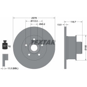 Textar | Bremsscheibe | 92022000