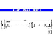 ATE | Bremsschlauch | 24.5111-0455.3