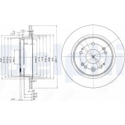 Delphi | Bremsscheibe | BG3797