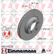 Zimmermann | Bremsscheibe | 460.4505.20