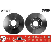 TRW | Bremsscheibe | DF4384