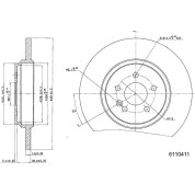 Metzger | Bremsscheibe | 6110411