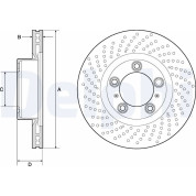 Delphi | Bremsscheibe | BG4813C