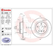 Brembo | Bremsscheibe | 08.C352.11