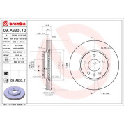 Brembo | Bremsscheibe | 09.A630.11