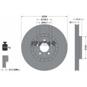 Textar | Bremsscheibe | 92126705