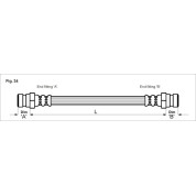 Metzger | Bremsschlauch | 4110339