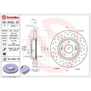 Brembo | Bremsscheibe | 09.A532.2X