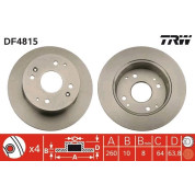 TRW | Bremsscheibe | DF4815