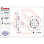 Brembo | Bremsscheibe | 09.5527.24