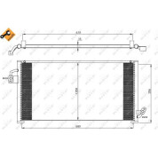 NRF | Kondensator, Klimaanlage | ohne Entfeuchter | 35523