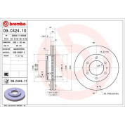 Brembo | Bremsscheibe | 09.C424.11