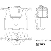 febi bilstein | Bremssattel | 182272